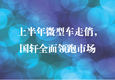 上半年微型车走俏，游艇会全面领跑市场